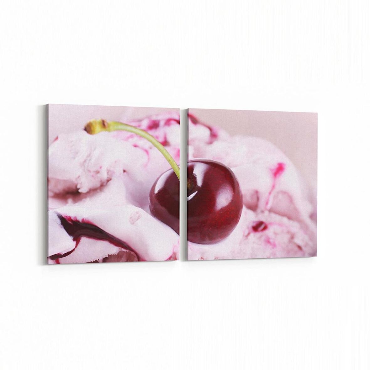 Olla 15117K2Y Gıda Görseli Kare 2'li Yatay Kanvas Tablo (Ölçü: 145X70)