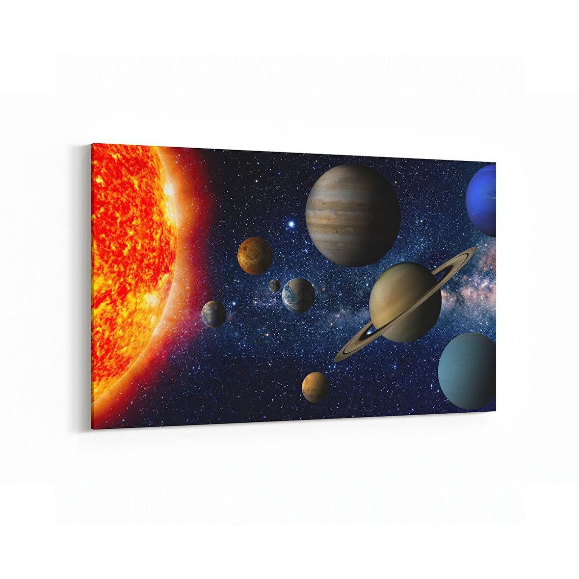 Olla 17629Y Uzay Görseli Yatay Kanvas Tablo (Ölçü: 30X20)