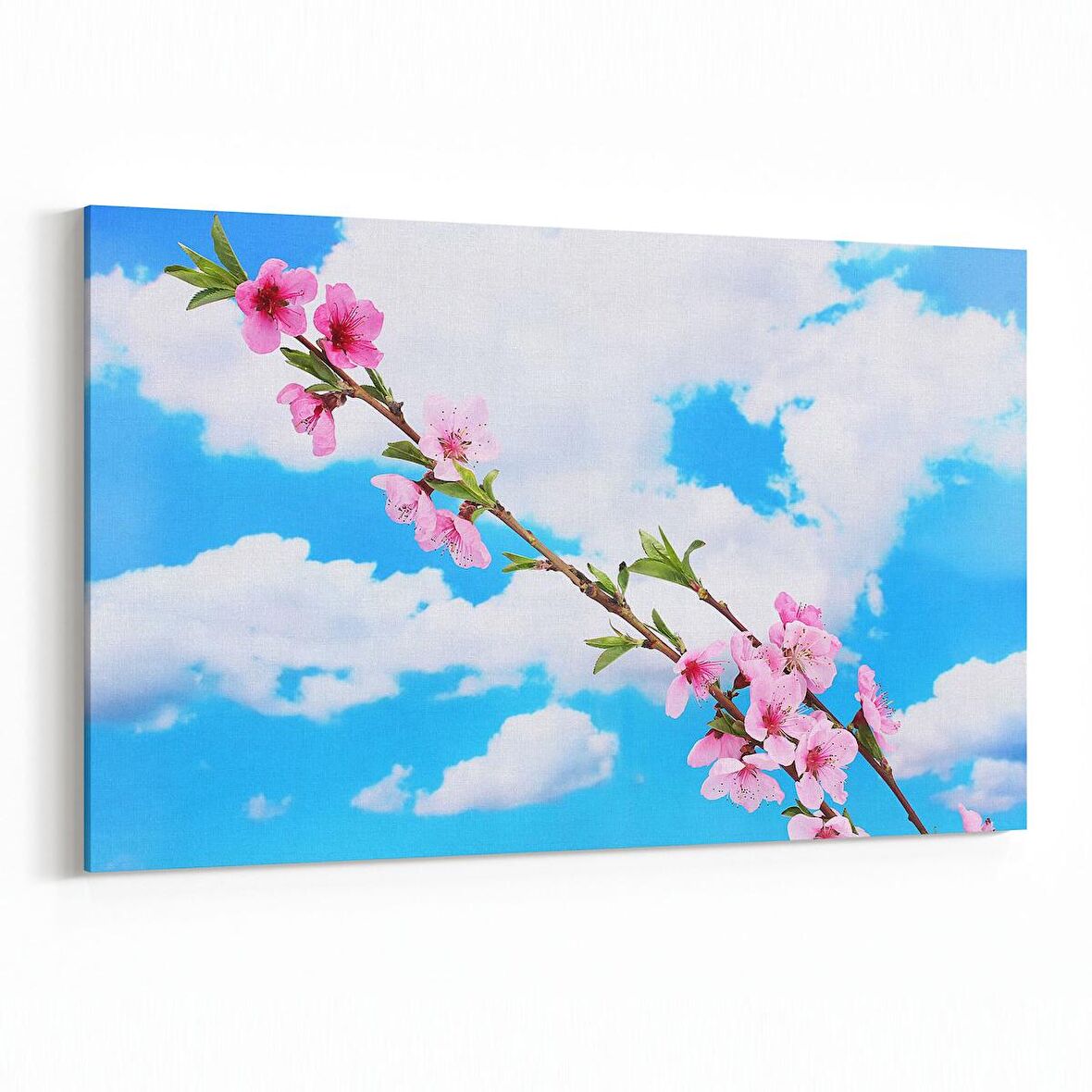 Olla 10493Y Ağaç Görseli Yatay Kanvas Tablo (Ölçü: 45X30)