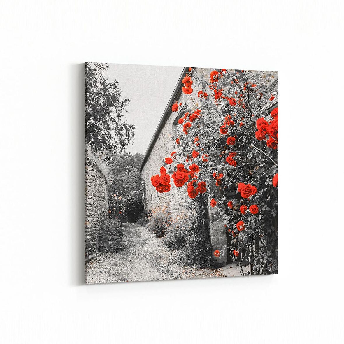 Olla 18308K4 Yapı Görseli Kare 4'lü Kanvas Tablo (Ölçü: 145X145)