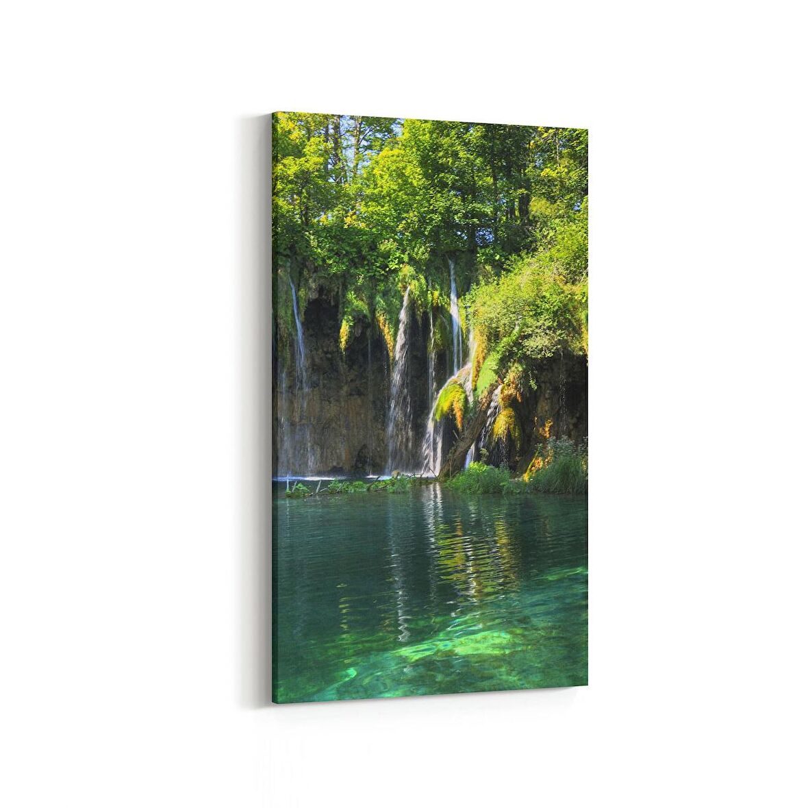 Olla 13627DD Doğa / Manzara Görseli Dikey Dar Kanvas Tablo (Ölçü: 40X80)