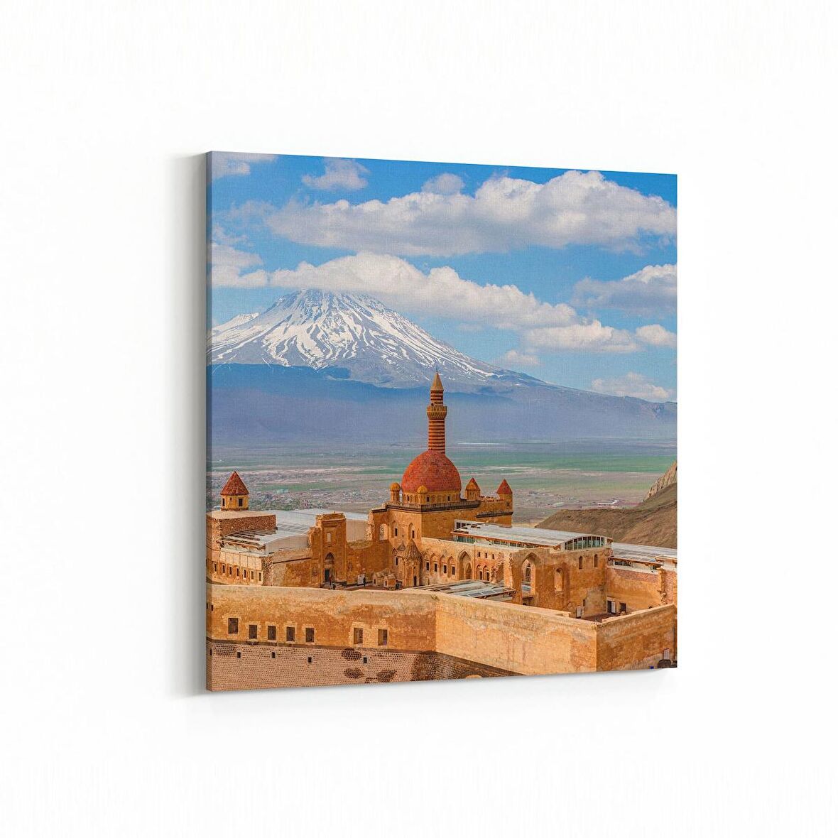 Olla 18529K4 Yapı Görseli Kare 4'lü Kanvas Tablo (Ölçü: 145X145)