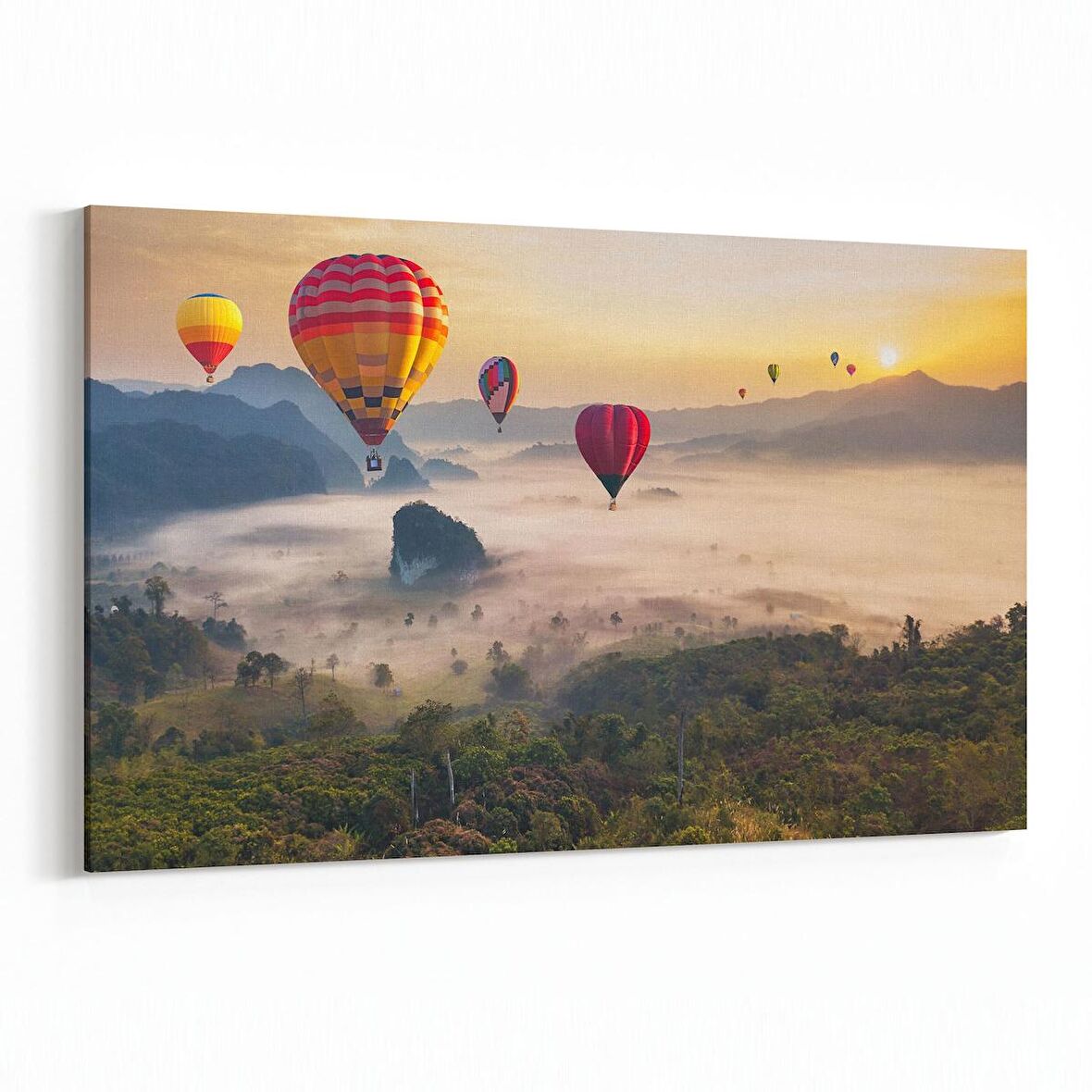 Olla 13180Y Doğa / Manzara Görseli Yatay Kanvas Tablo (Ölçü: 45X30)