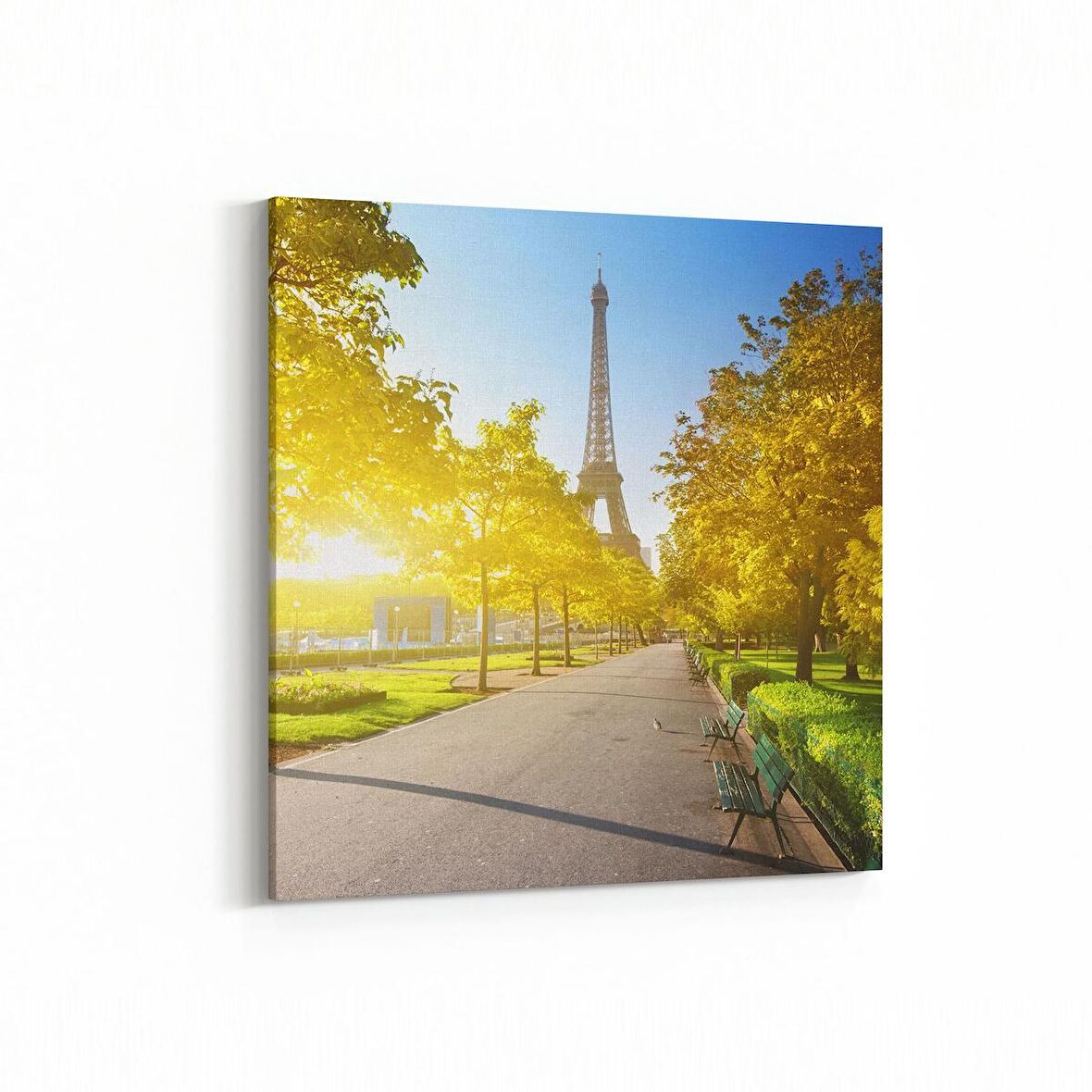 Olla 18195K Yapı Görseli Kare Kanvas Tablo (Ölçü: 25X25)