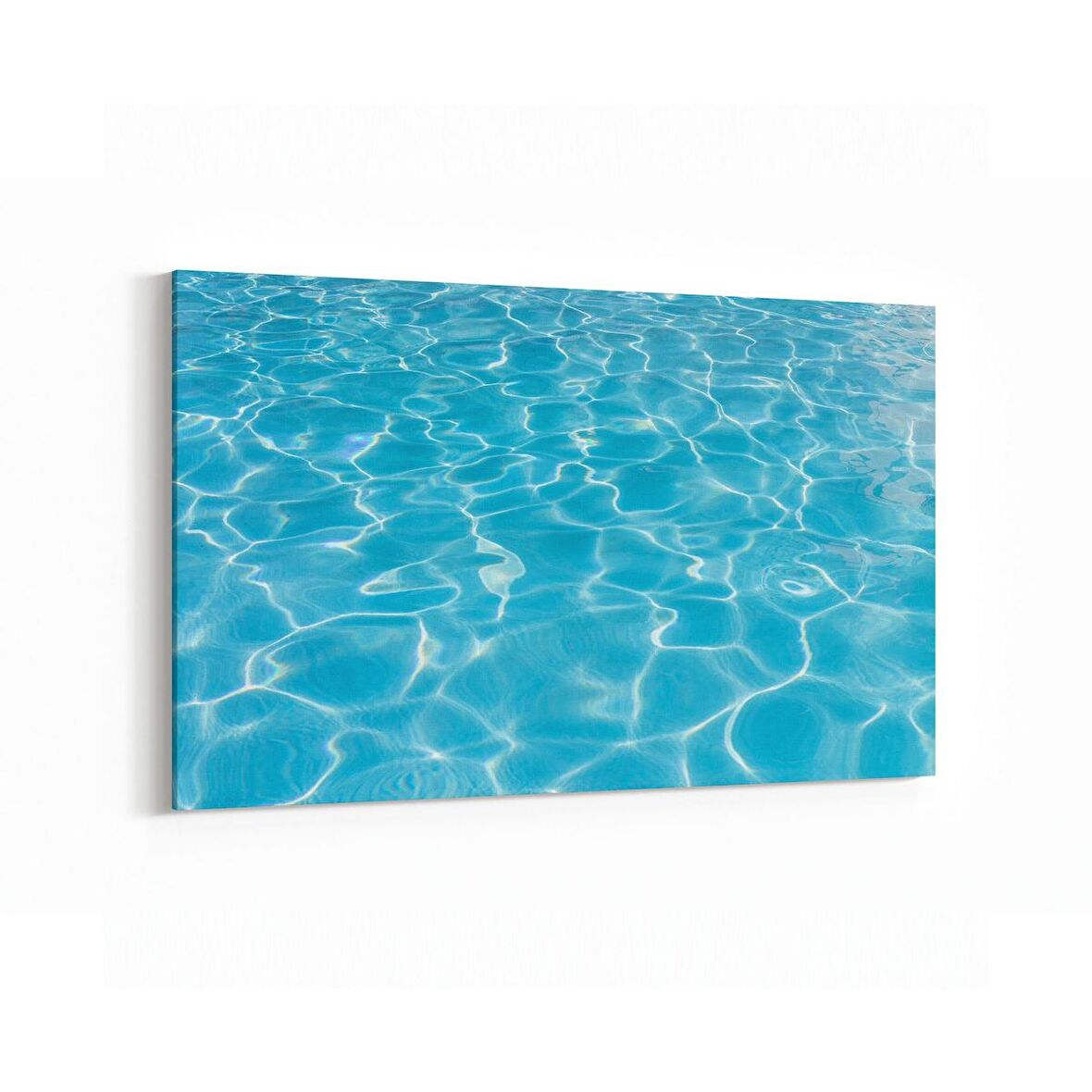 Olla 17256Y Su / Damla Görseli Yatay Kanvas Tablo (Ölçü: 90X60)