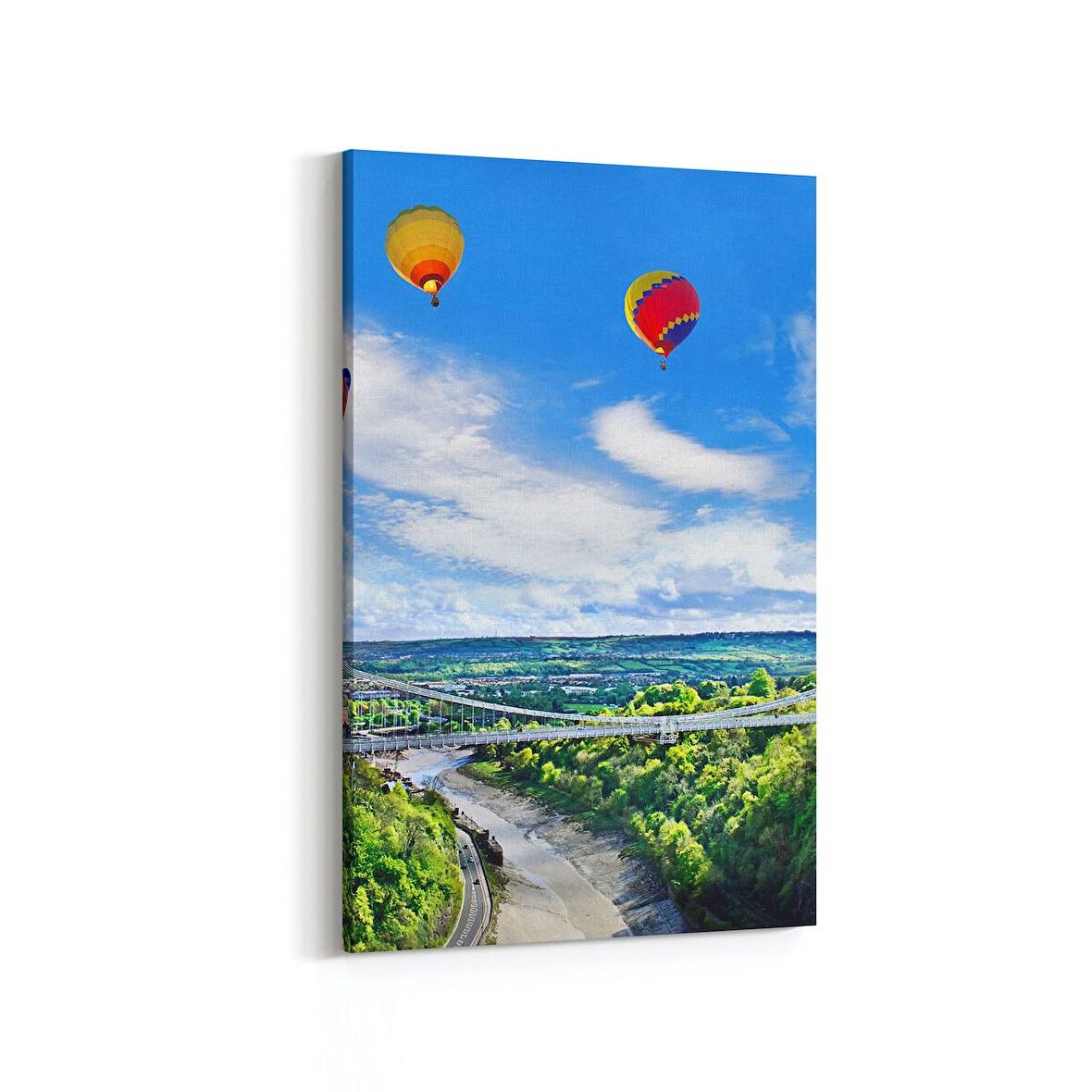 Olla 18919D Yapı Görseli Dikey Kanvas Tablo (Ölçü: 100X150)