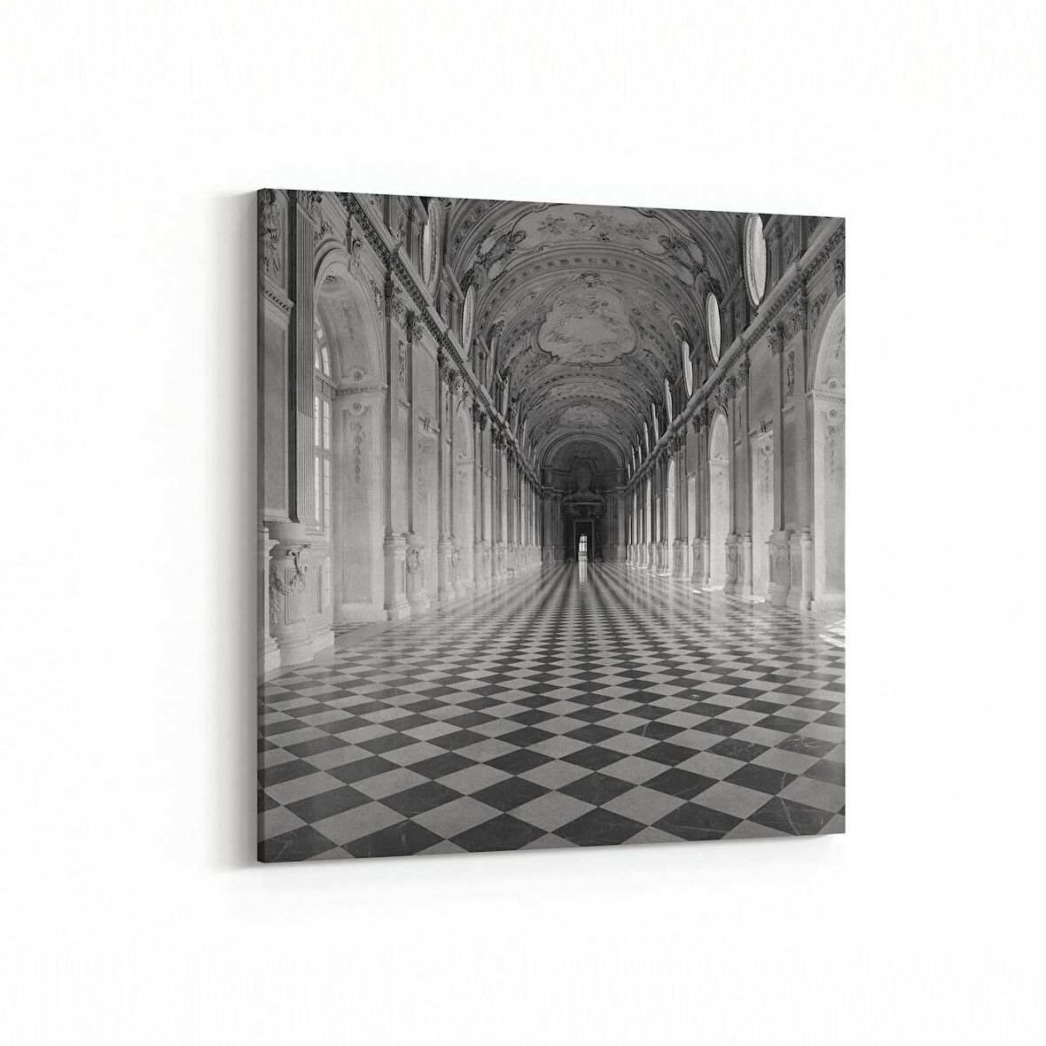 Olla 18018K4 Yapı Görseli Kare 4'lü Kanvas Tablo (Ölçü: 145X145)