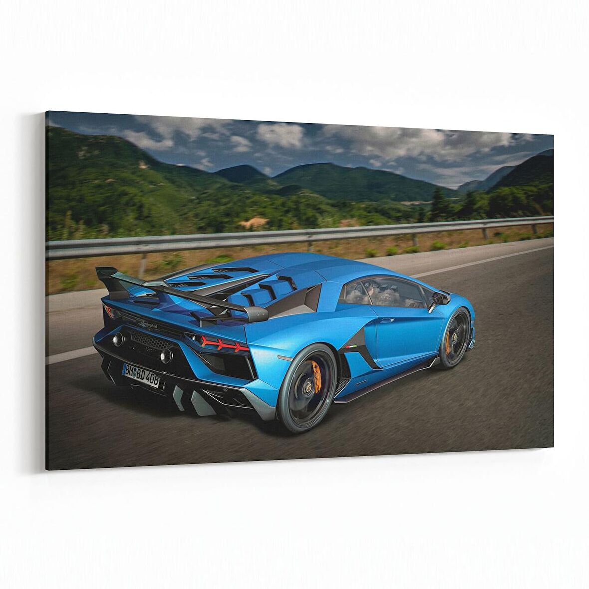 Olla 12262Y Araç Görseli Yatay Kanvas Tablo (Ölçü: 45X30)