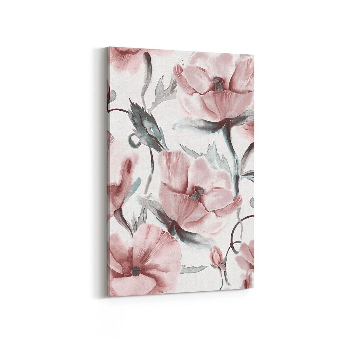 Olla 11596D Çiçek Görseli Dikey Kanvas Tablo (Ölçü: 100X150)