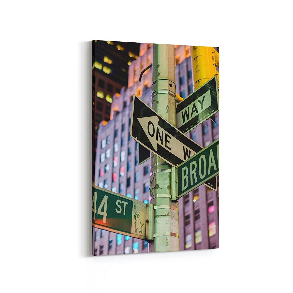 Olla 18905D Yapı Görseli Dikey Kanvas Tablo (Ölçü: 60X90)