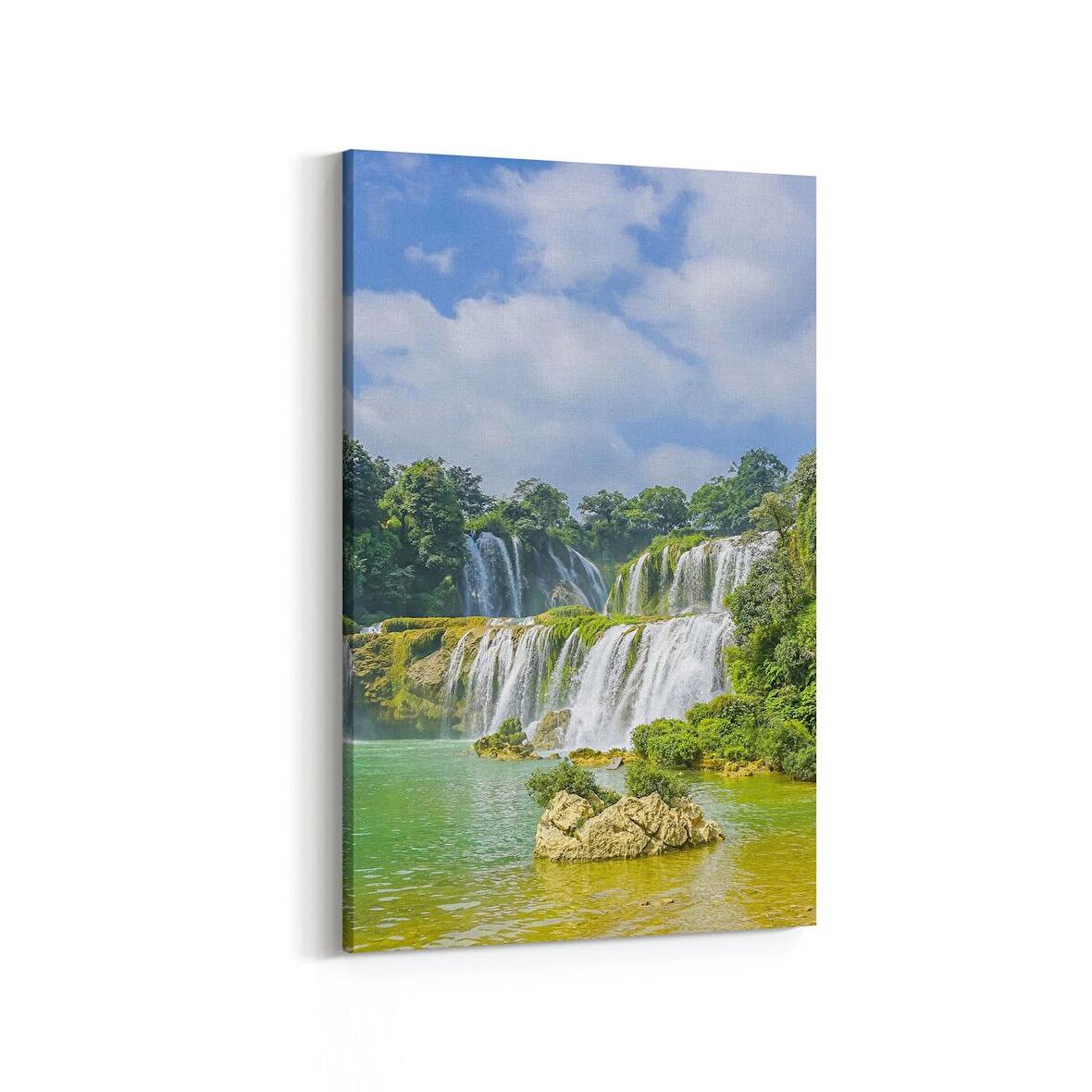 Olla 14267D Doğa / Manzara Görseli Dikey Kanvas Tablo (Ölçü: 60X90)