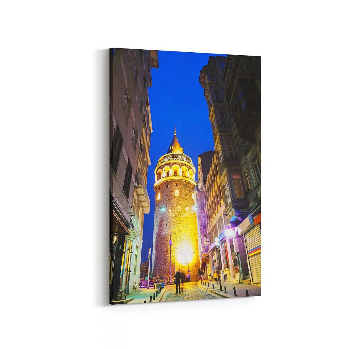 Olla 18104D Yapı Görseli Dikey Kanvas Tablo (Ölçü: 70X105)