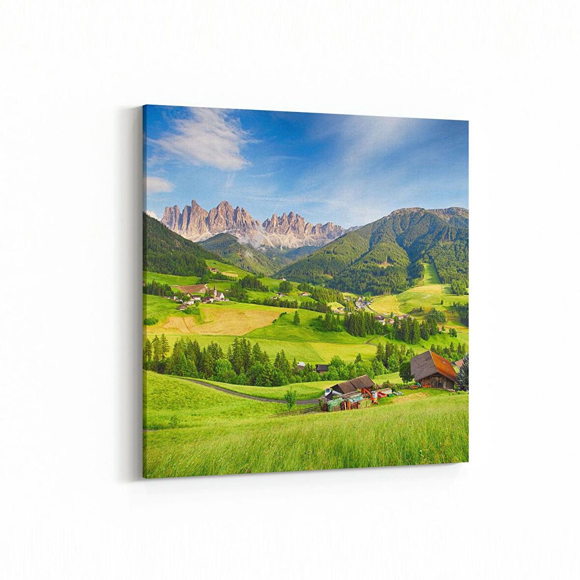 Olla 13857K Doğa / Manzara Görseli Kare Kanvas Tablo (Ölçü: 25X25)