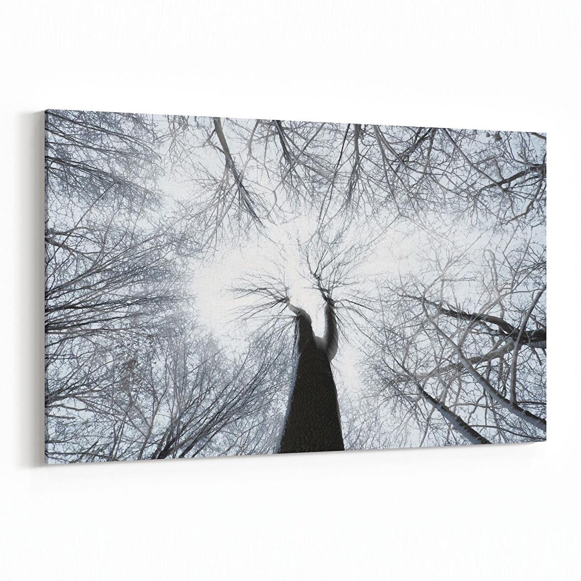 Olla 11046Y Ağaç Görseli Yatay Kanvas Tablo (Ölçü: 150X100)