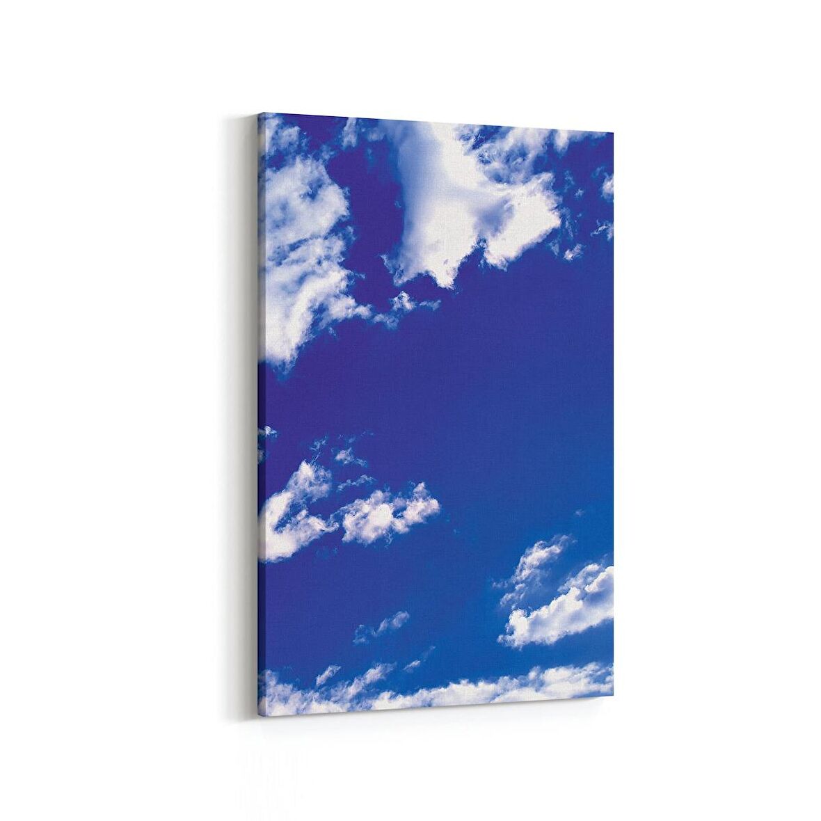 Olla 15691D Gökyüzü Bulut Görseli  Dikey Kanvas Tablo (Ölçü: 60X90)