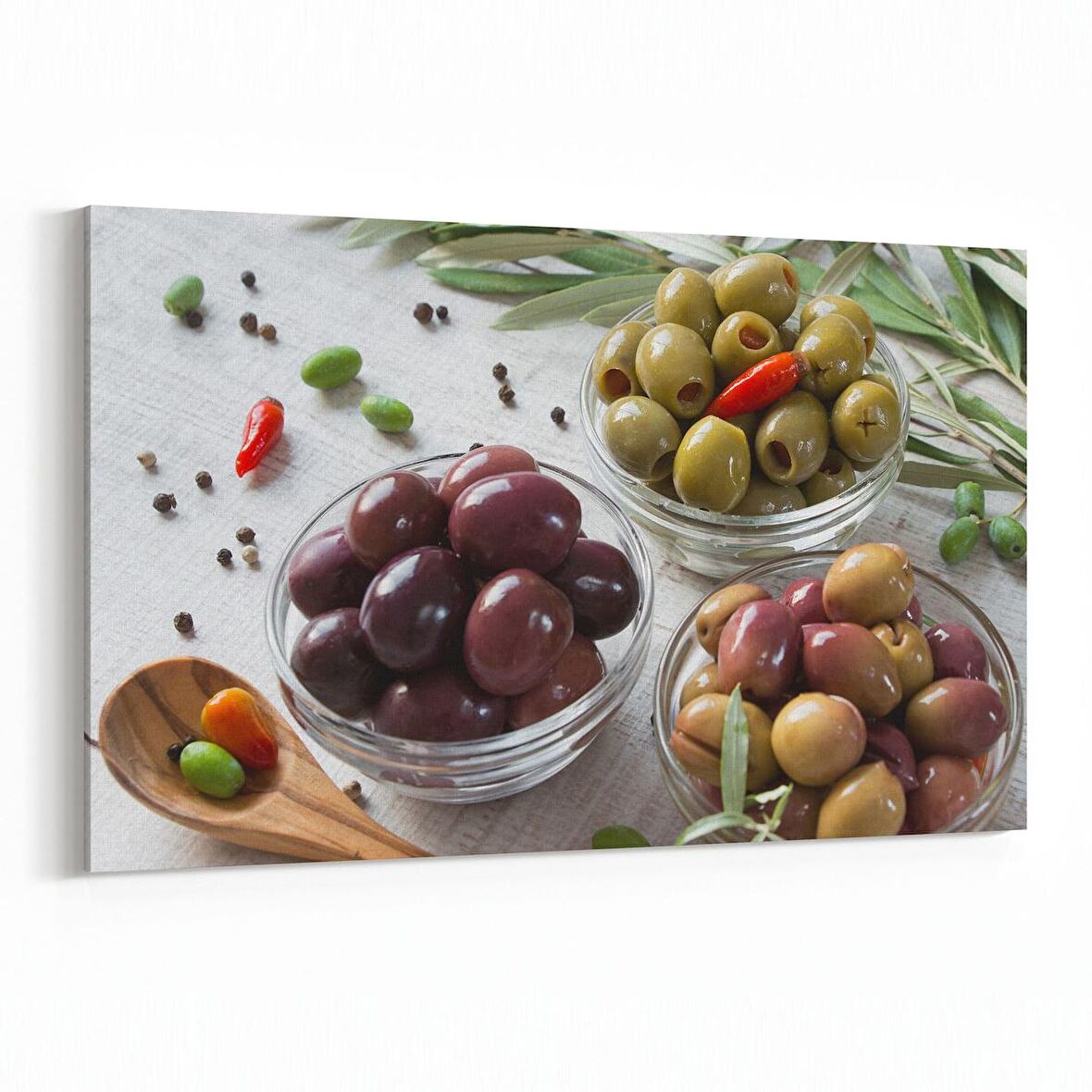 Olla 15153Y Gıda Görseli Yatay Kanvas Tablo (Ölçü: 70X50)