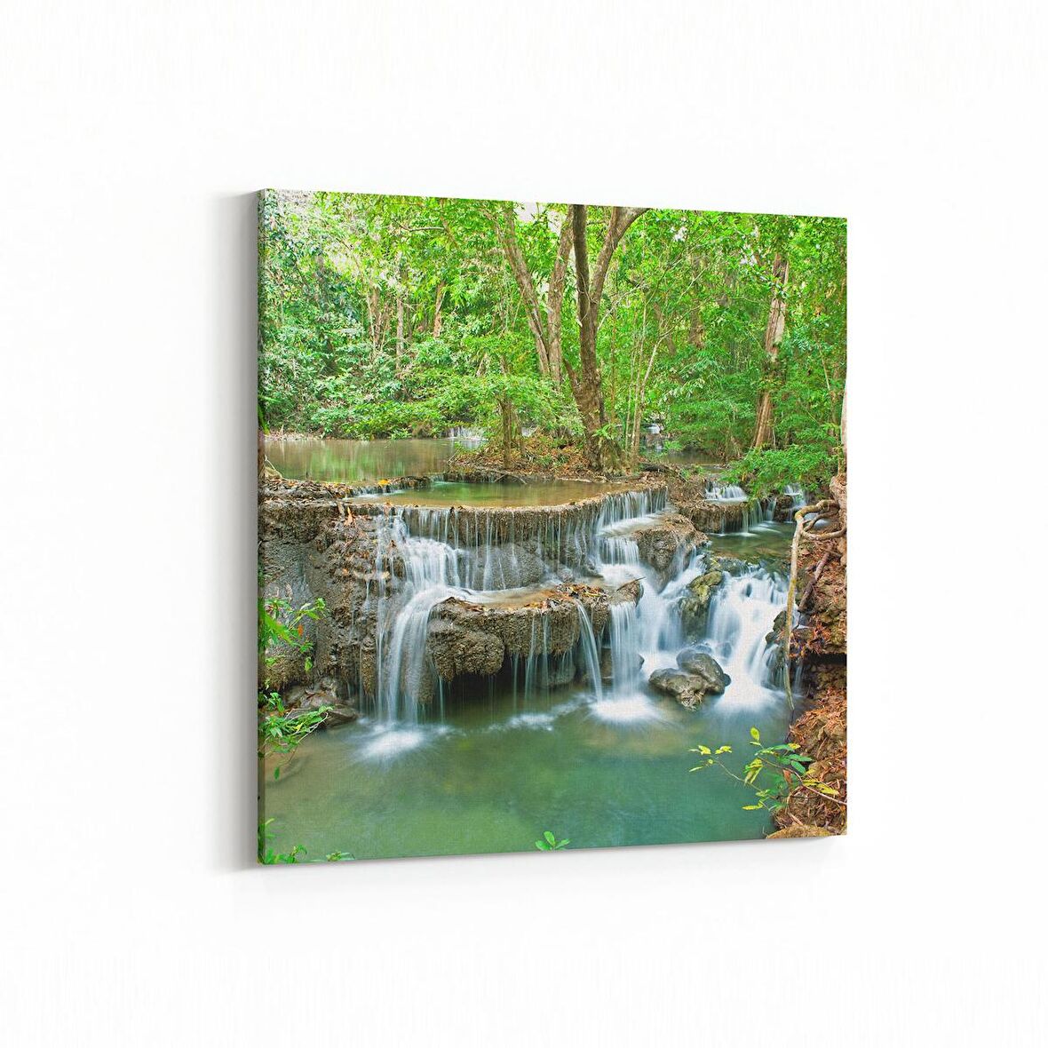 Olla 14468K Doğa / Manzara Görseli Kare Kanvas Tablo (Ölçü: 25X25)