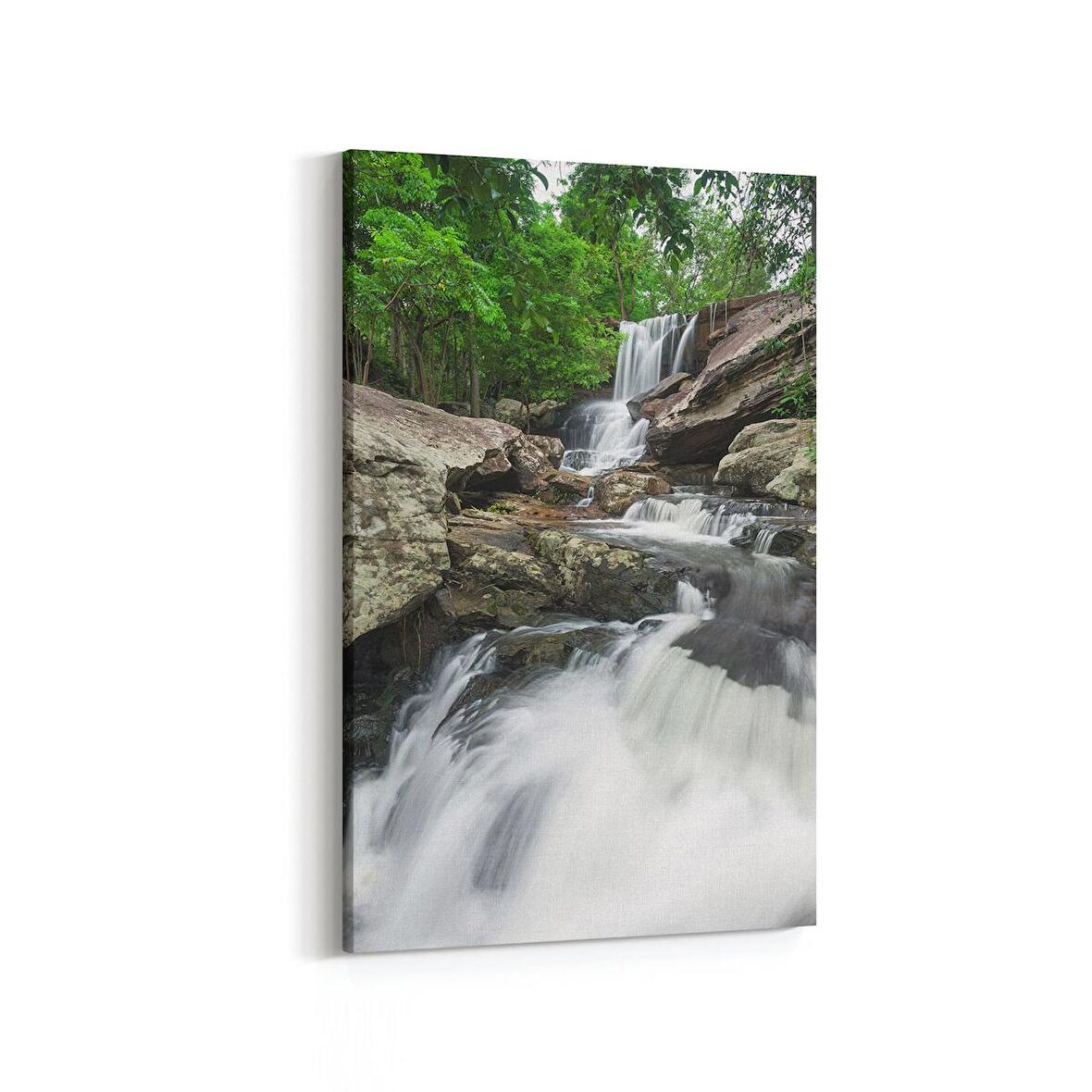 Olla 14123D Doğa / Manzara Görseli Dikey Kanvas Tablo (Ölçü: 60X90)