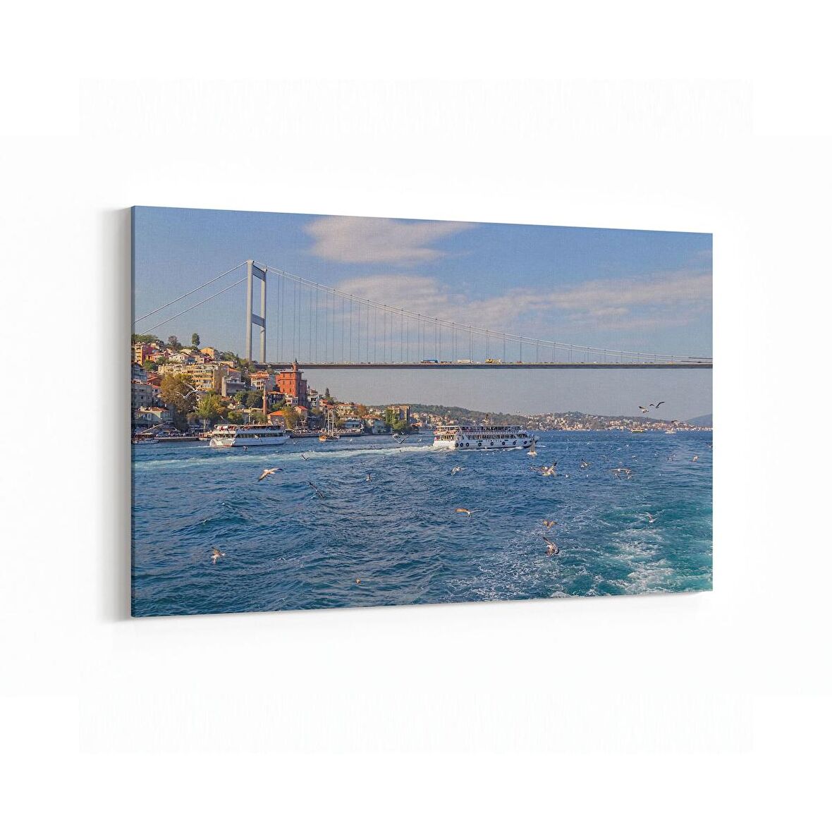 Olla 18323Y Yapı Görseli Yatay Kanvas Tablo (Ölçü: 120X80)