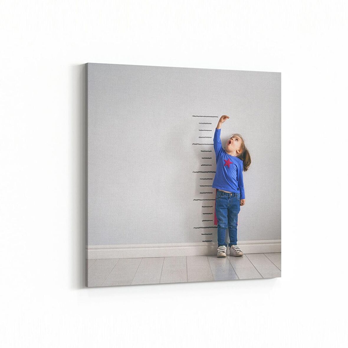 Olla 16753K Model / Manken Görseli Kare Kanvas Tablo (Ölçü: 25X25)