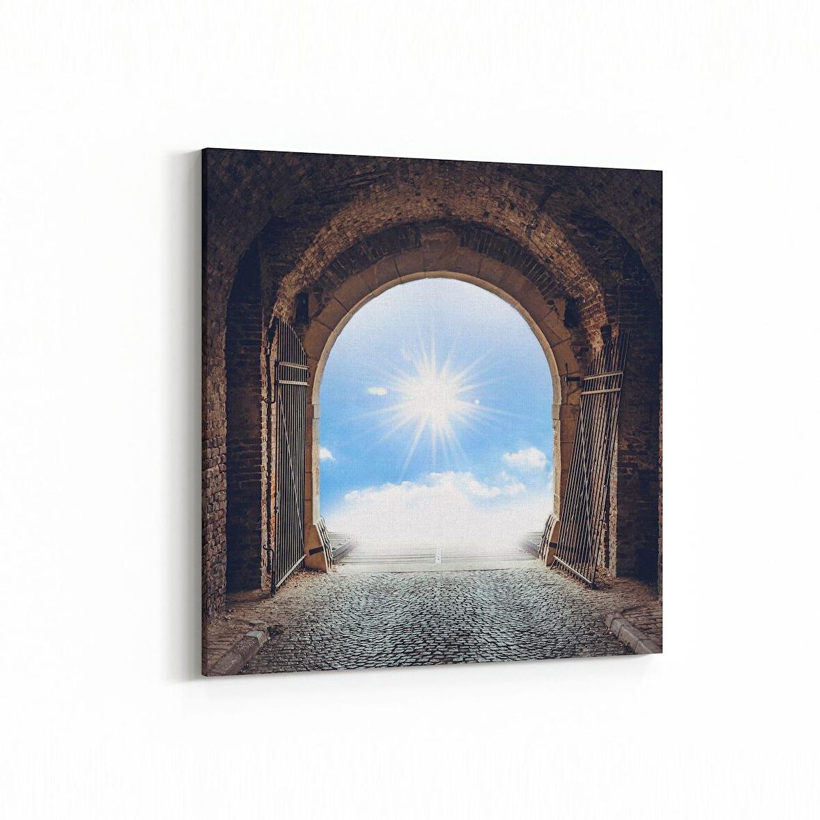 Olla 14502K Doğa / Manzara Görseli Kare Kanvas Tablo (Ölçü: 30X30)