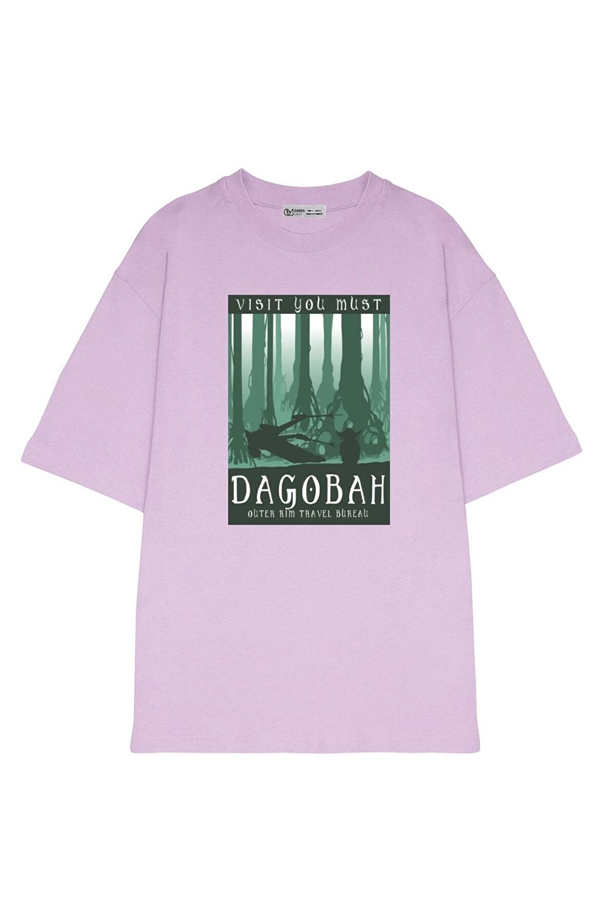 Unisex Oversize T-shirt Dagobah Travel