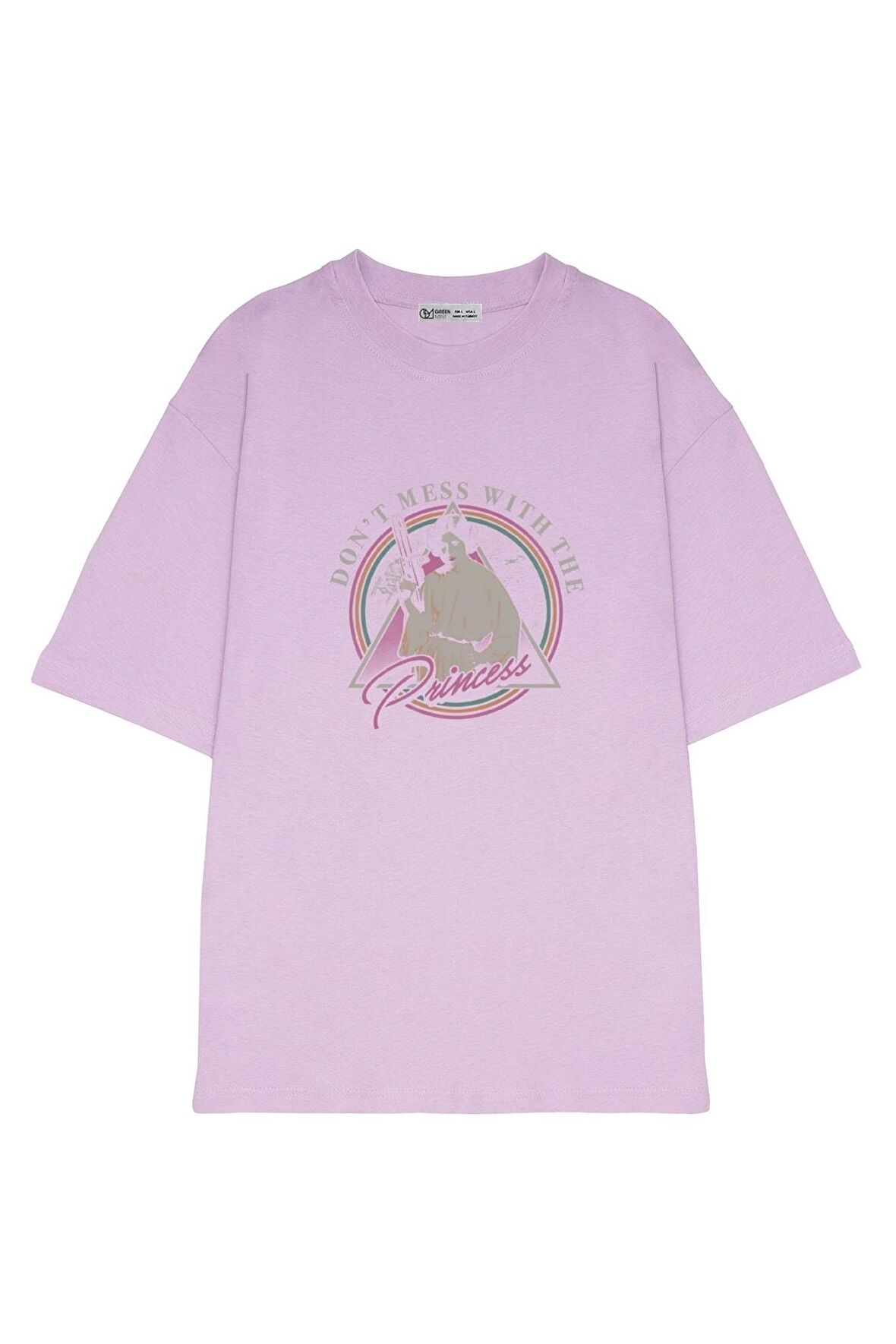 Unisex Oversize T-shirt Princess Leia Don't Mess