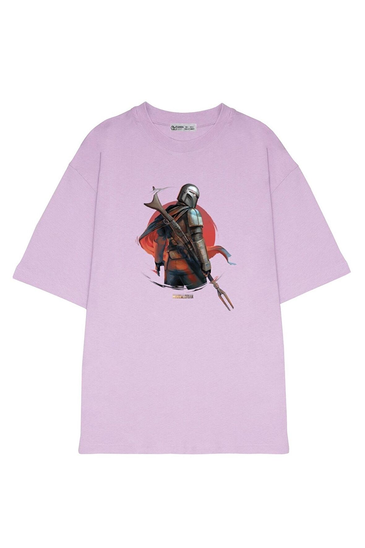 Unisex Oversize T-shirt Red Sun Mandalorian
