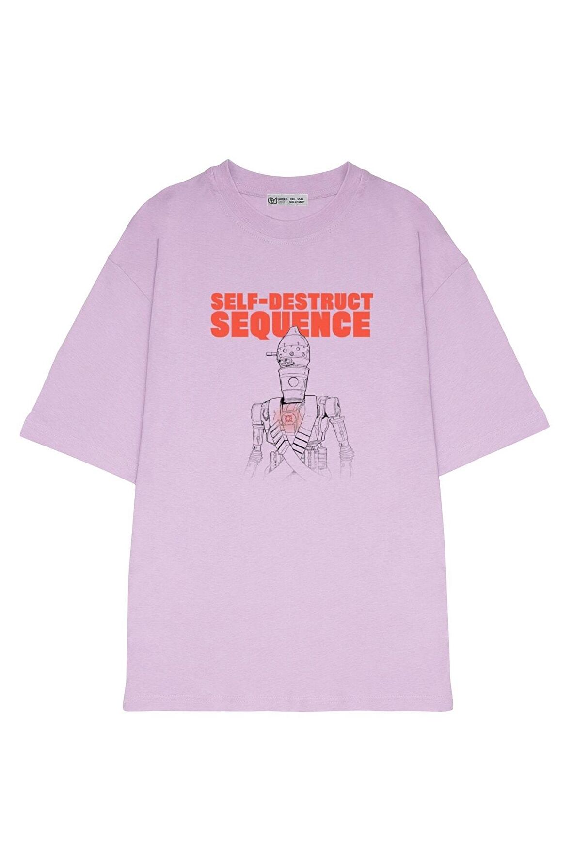Unisex Oversize T-shirt Self Destruct Sequence