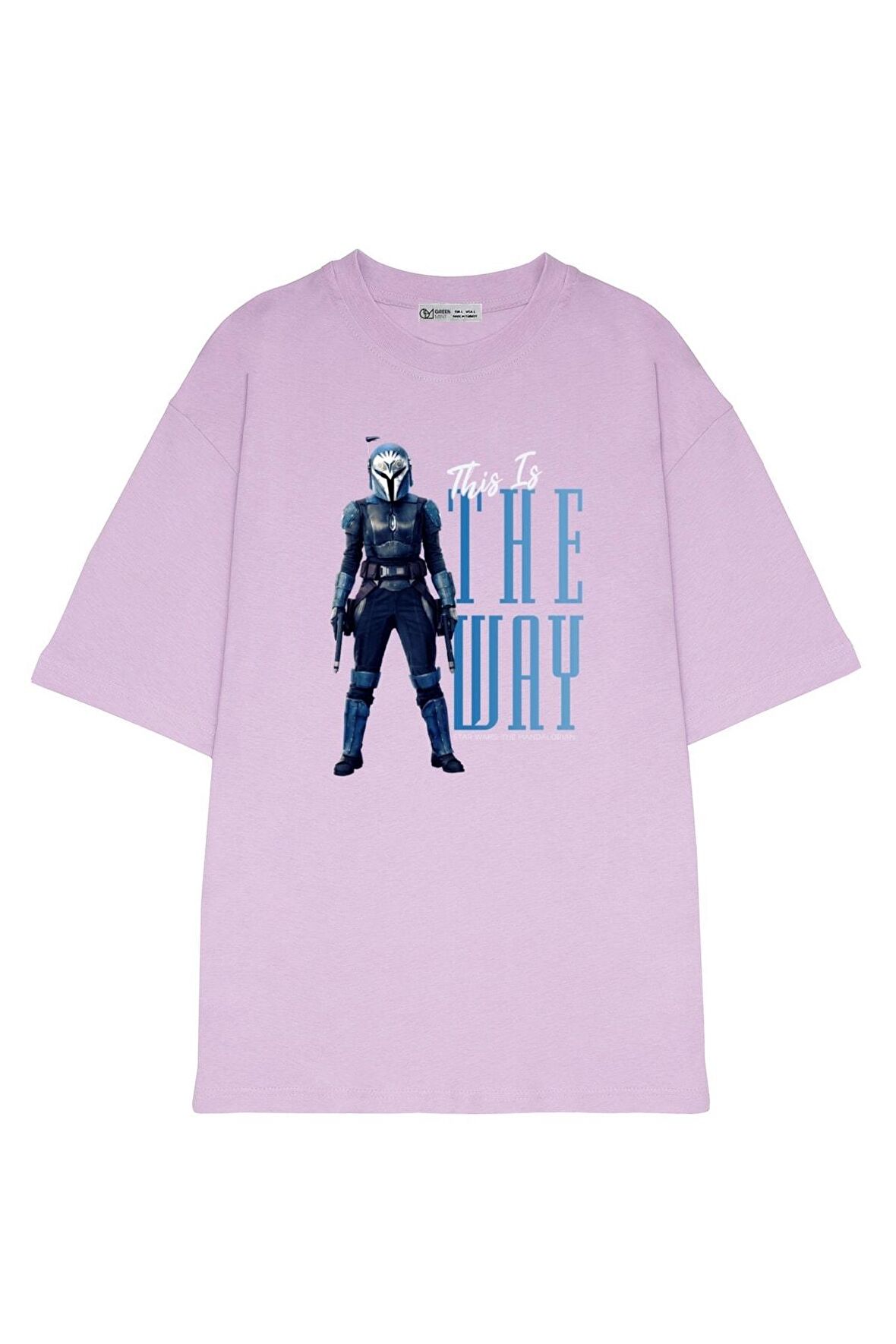 Unisex Oversize T-shirt Star Wars Mandalorian Bo-katan This Is The Way