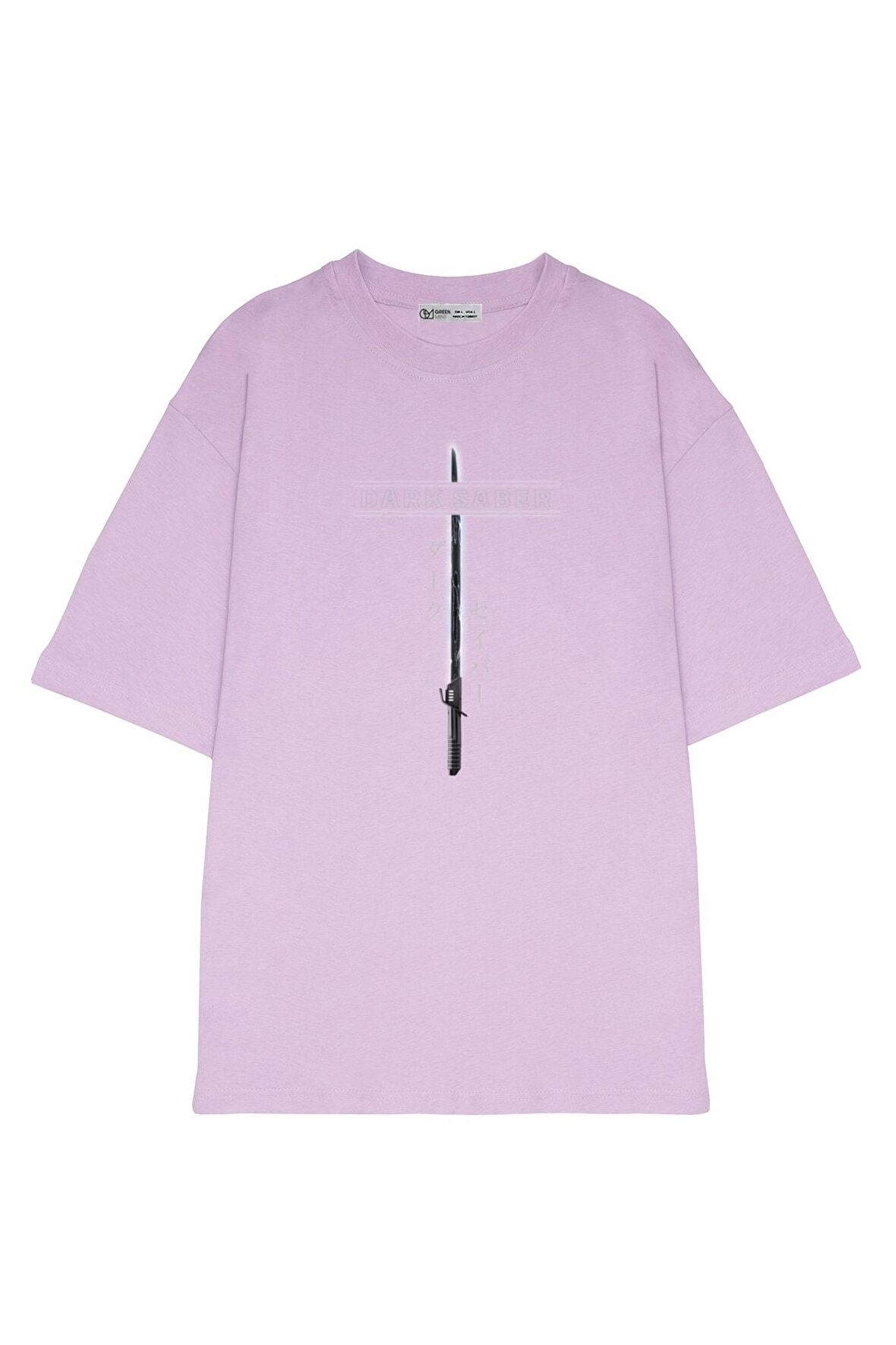 Unisex Oversize T-shirt Star Wars Mandalorian Darksaber Katakana