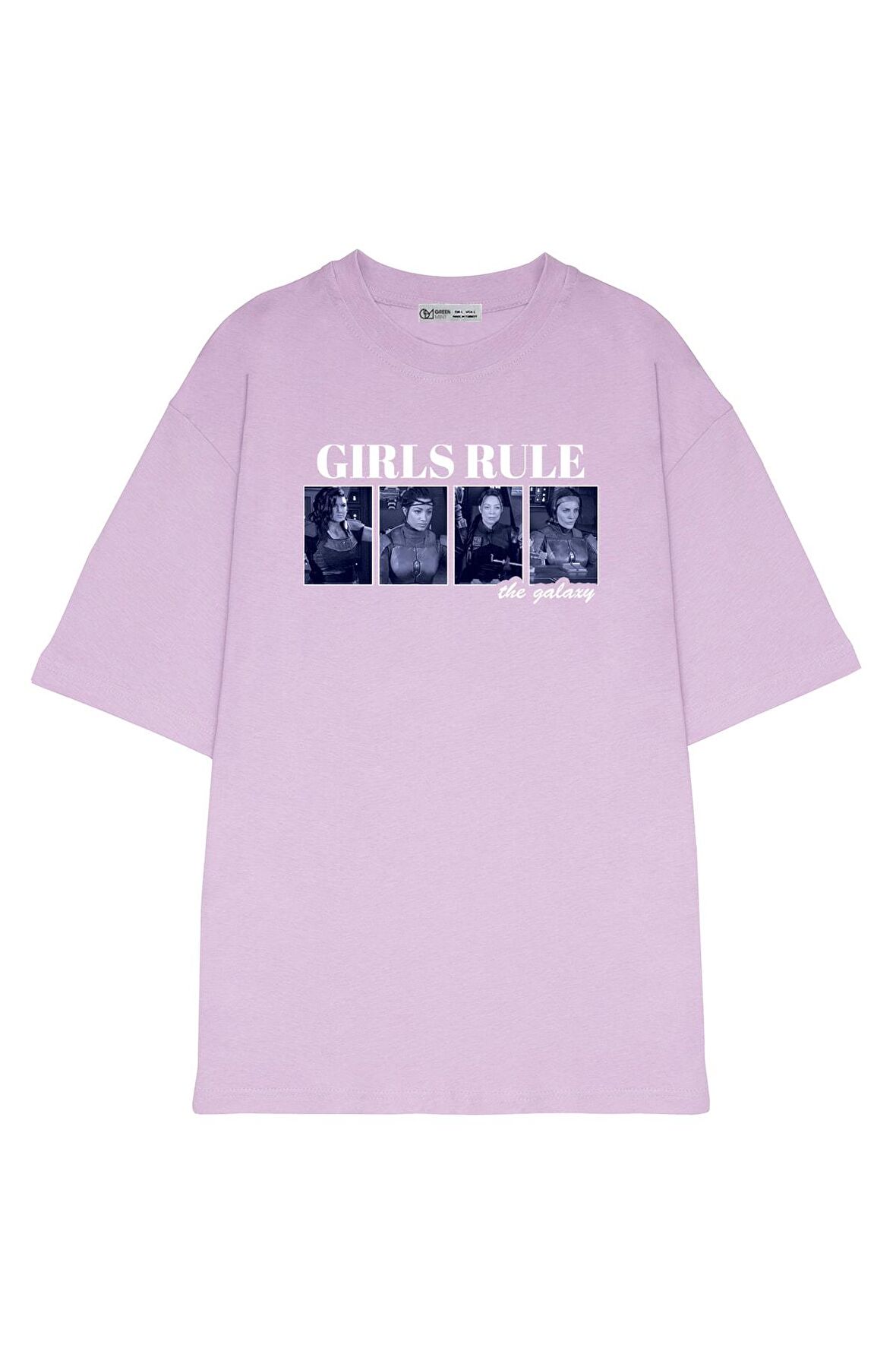 Unisex Oversize T-shirt Star Wars Mandalorian Girls Rule The Galaxy