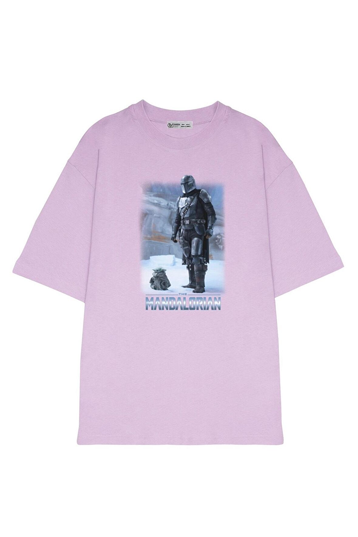 Unisex Oversize T-shirt Star Wars Mandalorian Into The Ice Cave