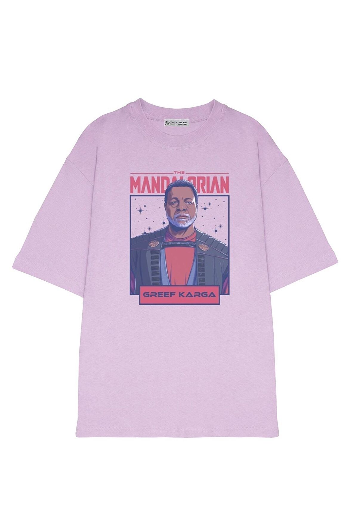 Unisex Oversize T-shirt Star Wars Mandalorian Karga Your Only Hope