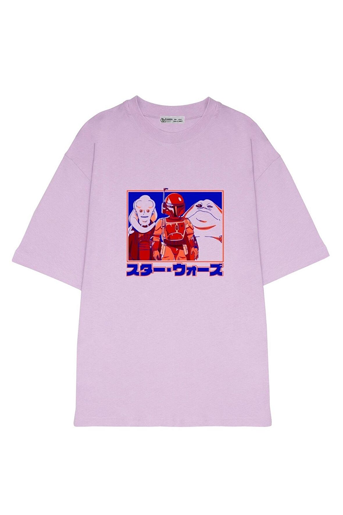 Unisex Oversize T-shirt Star Wars Visions Boba Fett Group