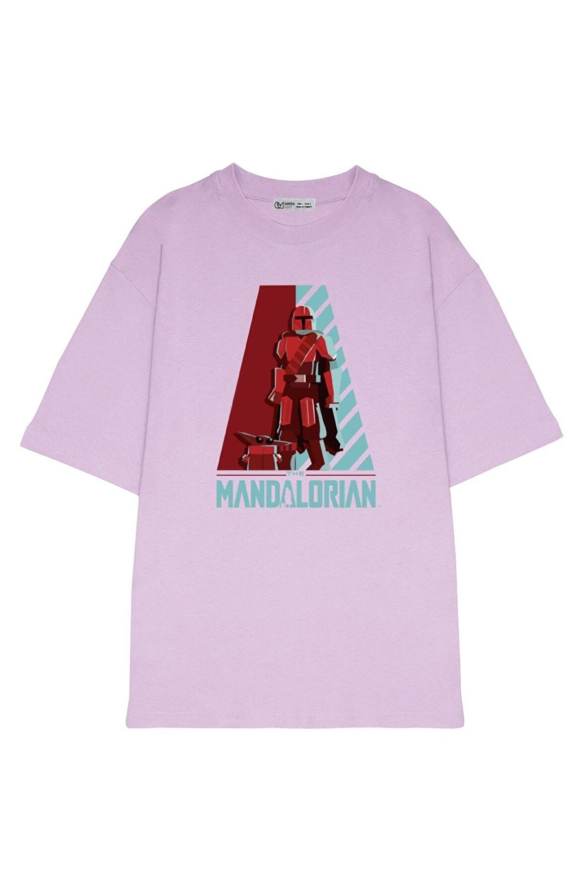 Unisex Oversize T-shirt The Mandalorian Boxy Duo