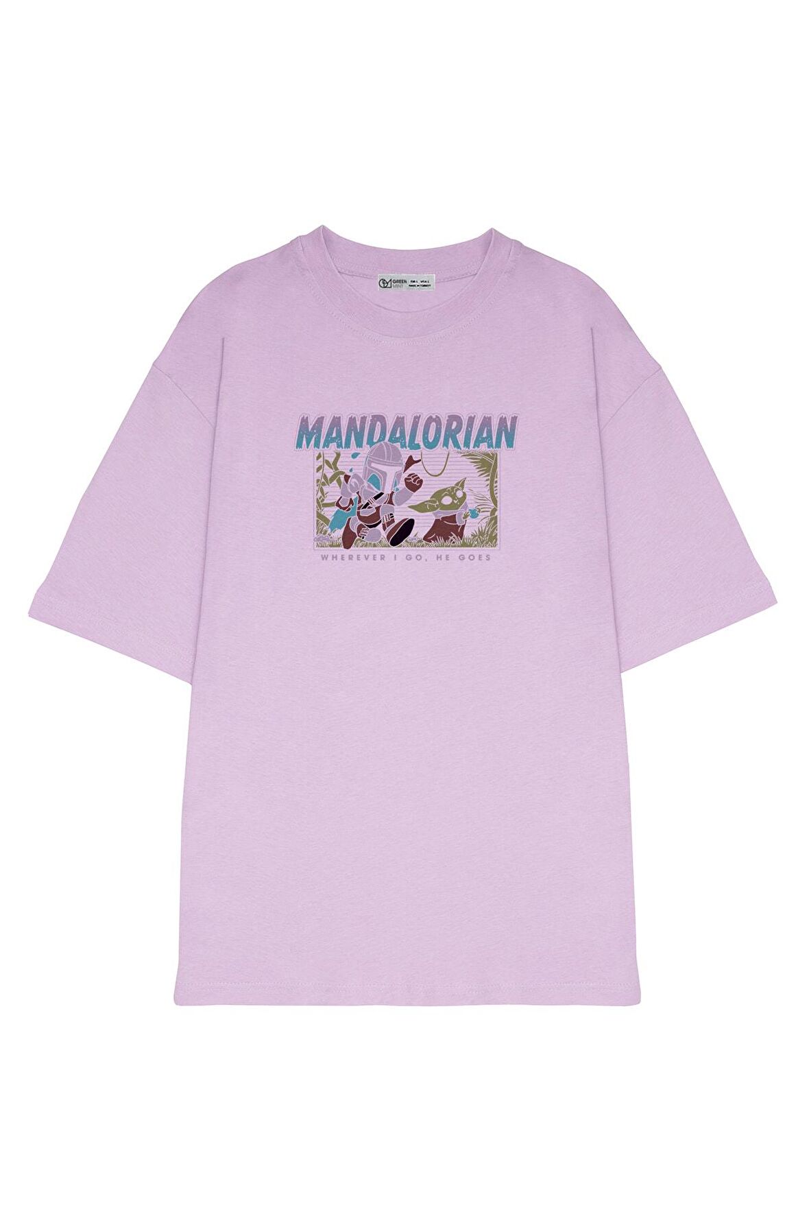 Unisex Oversize T-shirt The Mandalorian Chase