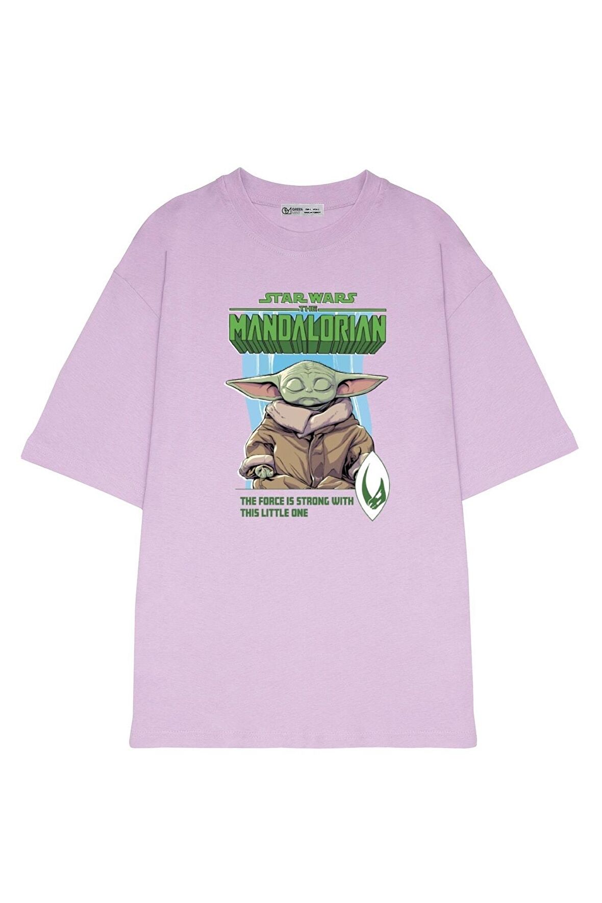 Unisex Oversize T-shirt The Mandalorian The Force Is Strong