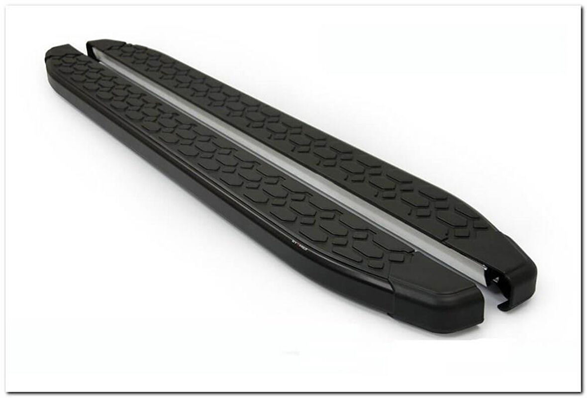 Omsa Line Citroen Jumpy 2017 Sonrası Blackline Mat Siyah Alüminyum Alınlı Yan Koruma Basamak