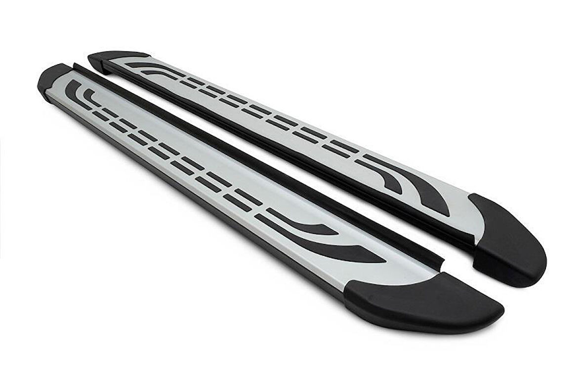 Omsa Line Ford Tourneo Custom 2012-2023 Kısa Şasi Faba Gri Yan Basamak