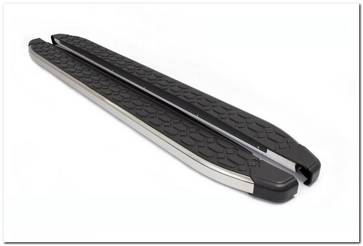 Omsa Line Ford Connect 2022 Sonrası Uzun Şasi Blackline Krom Alınlı Yan Koruma Basamak