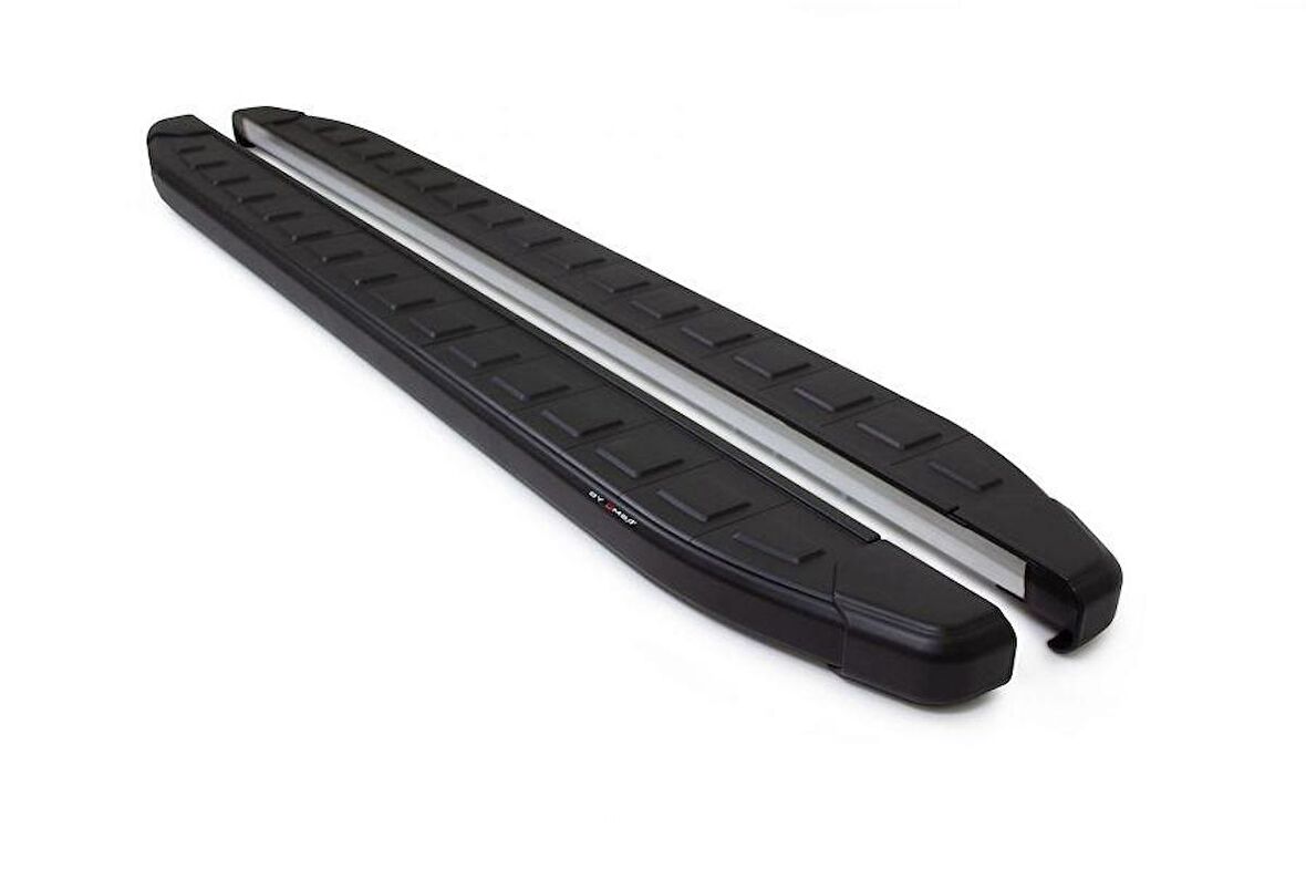 Omsa Line Suzuki Vitara Yan Basamak 2006-2015 Proside Mat Siyah Alüminyum Alınlı Yan Koruma Basamak