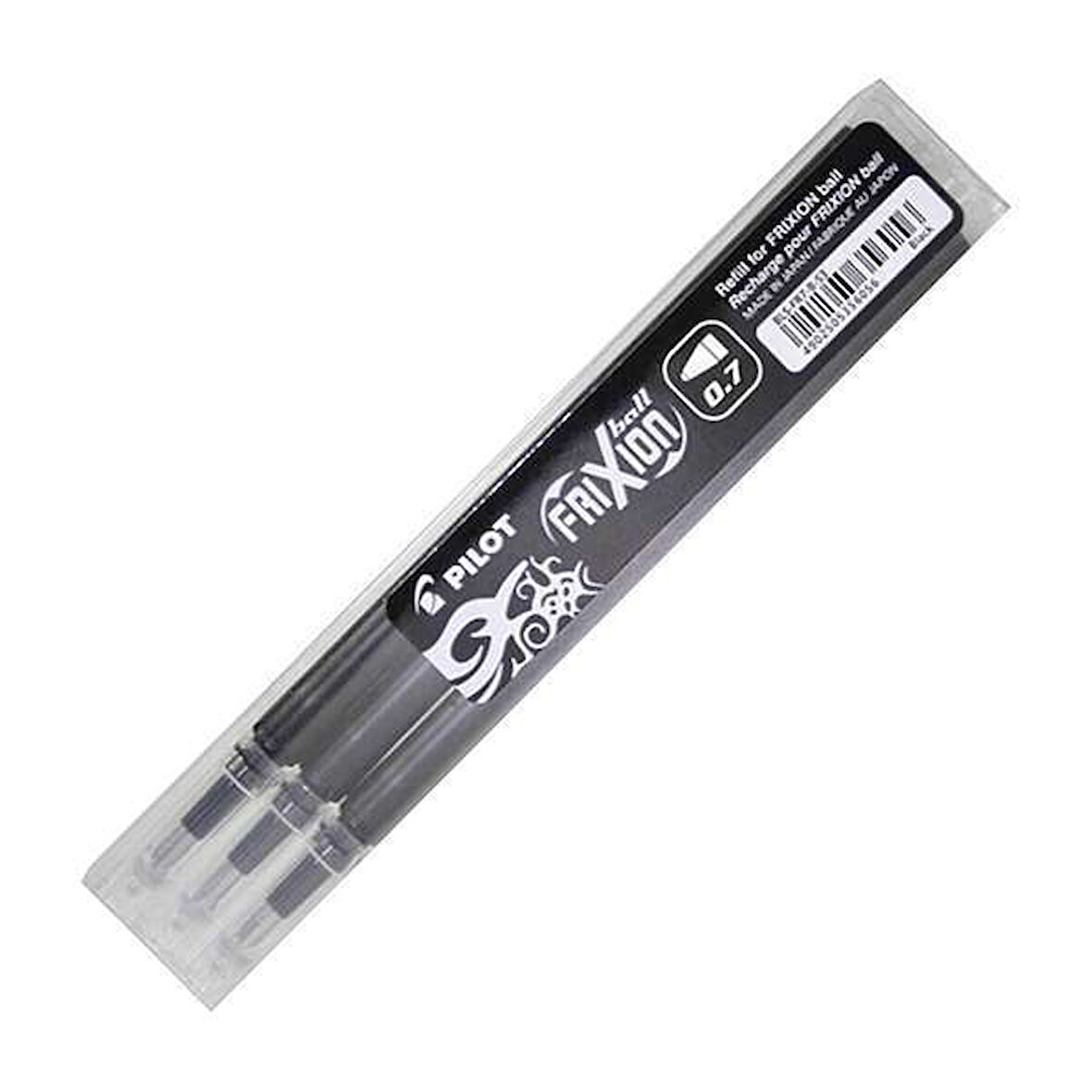 Pilot Frixion Ball 0.7 Refil Siyah 3'lü