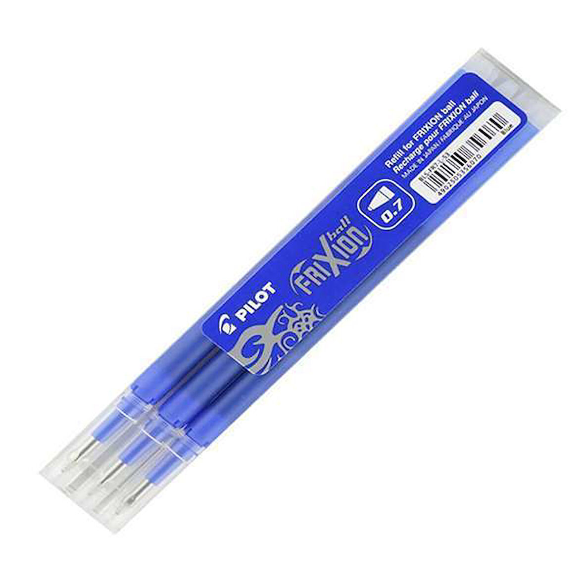Pilot Frixion Ball 0.7 Refil Mavi 3'lü