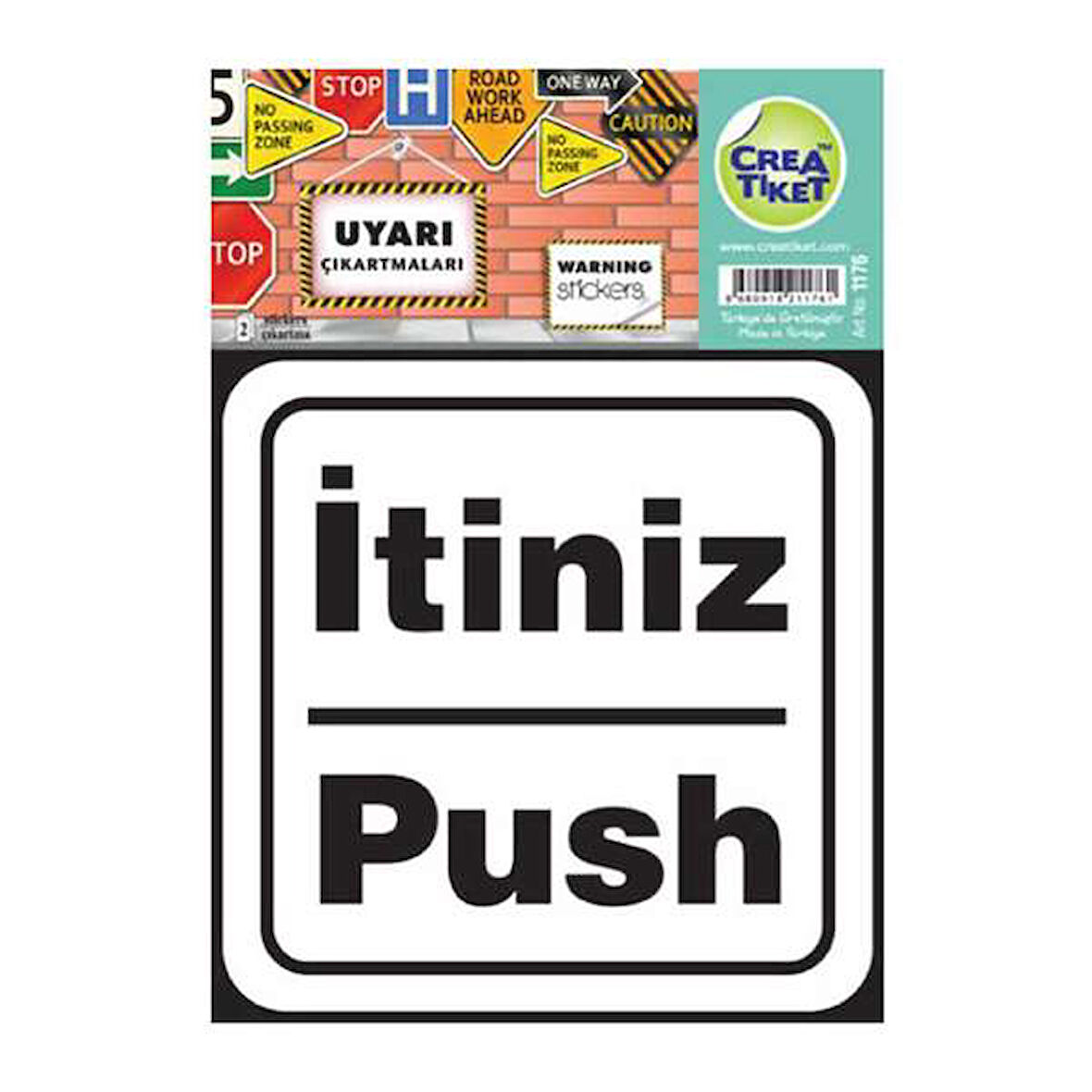 Crea Uyarı Etiketi İtiniz / Push