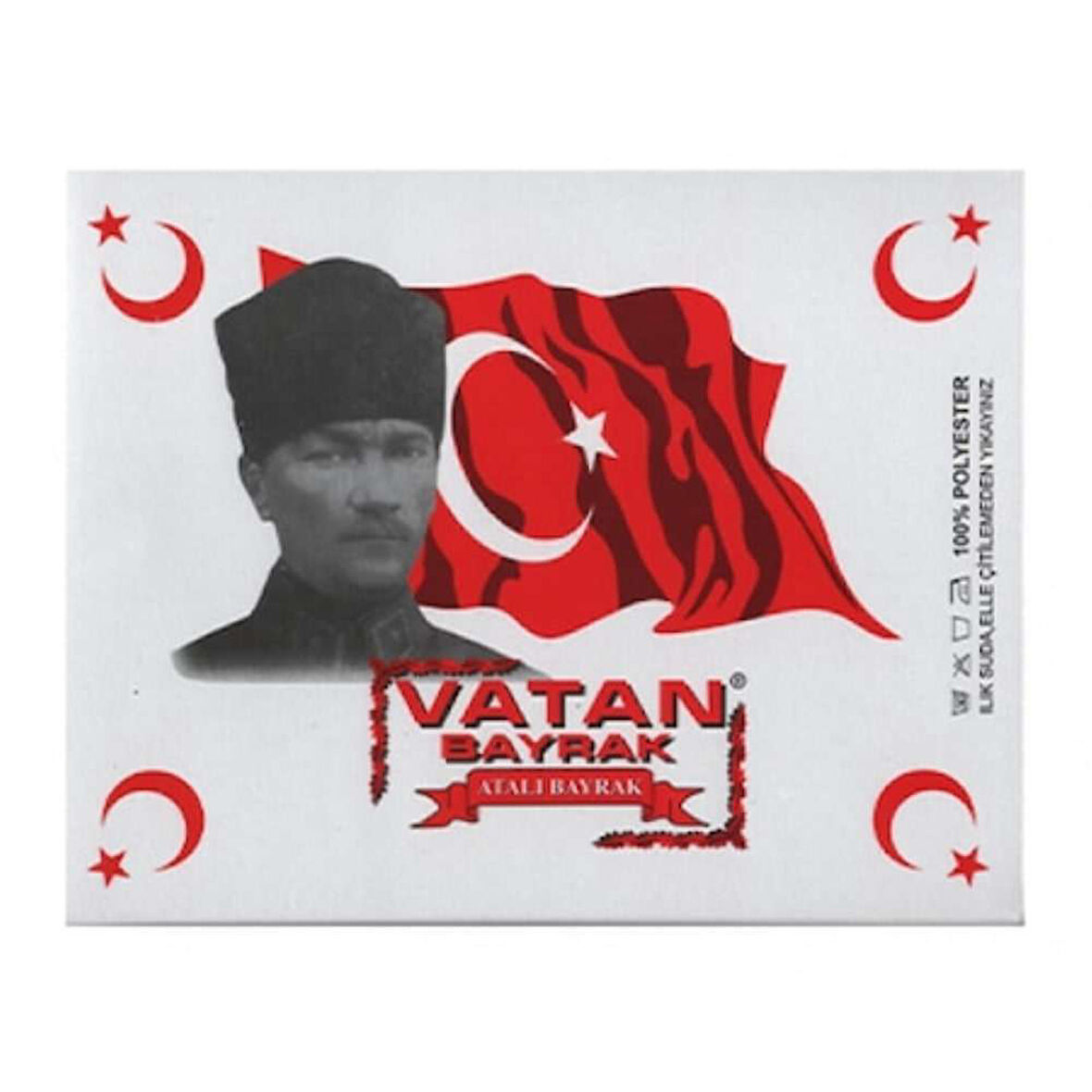 Vatan 50x75 Atatürk'lü Bayrak