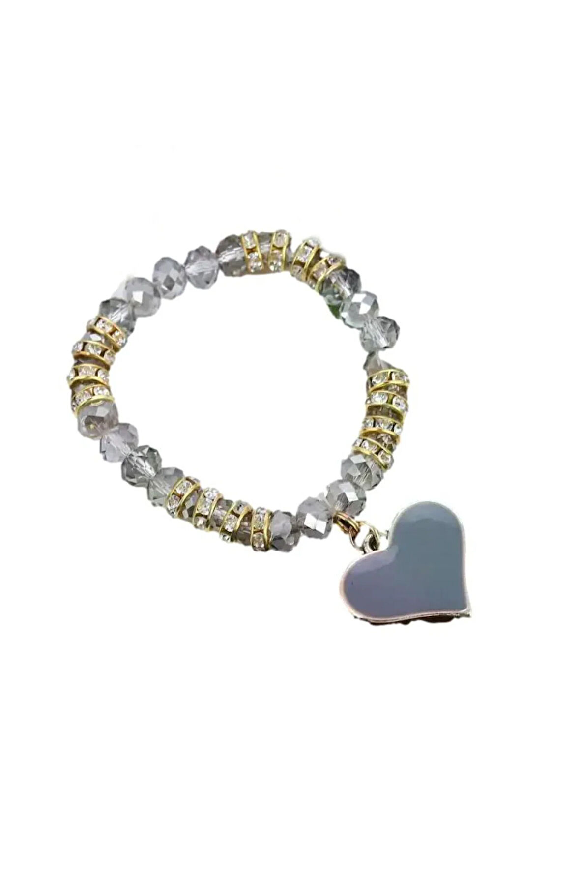 Gray Heart Bileklik