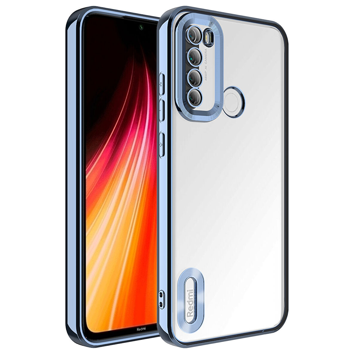 Xiaomi Redmi Note 8 Uyumlu Kılıf ClearCam kamera koruma teknolojisi, logoyu öne çıkaran tasarım, etkili darbe emici ve çizilme önleyici özellikli kapak.