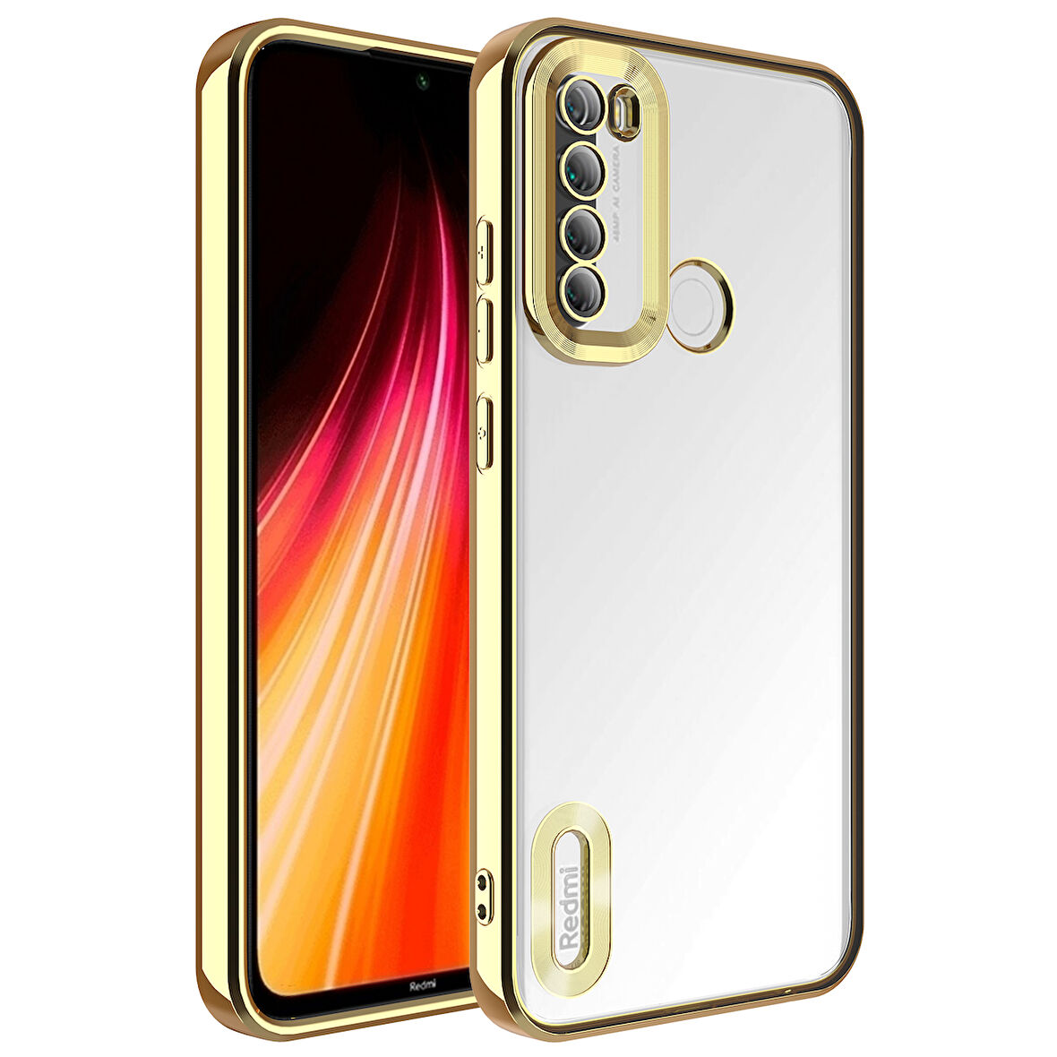 Xiaomi Redmi Note 8 Uyumlu Kılıf ClearCam kamera koruma teknolojisi, logoyu öne çıkaran tasarım, etkili darbe emici ve çizilme önleyici özellikli kapak.