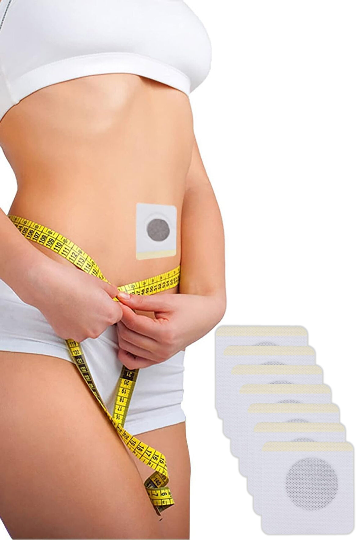 10 Adet Zayıflama Göbek Bandı Slim Patch Termal Etkili Karın Bandı İştah Azaltıcı Özellikli İnce Yapılı Yapışkanlı Vücut Şekillendirme Yardımcı Ürünü